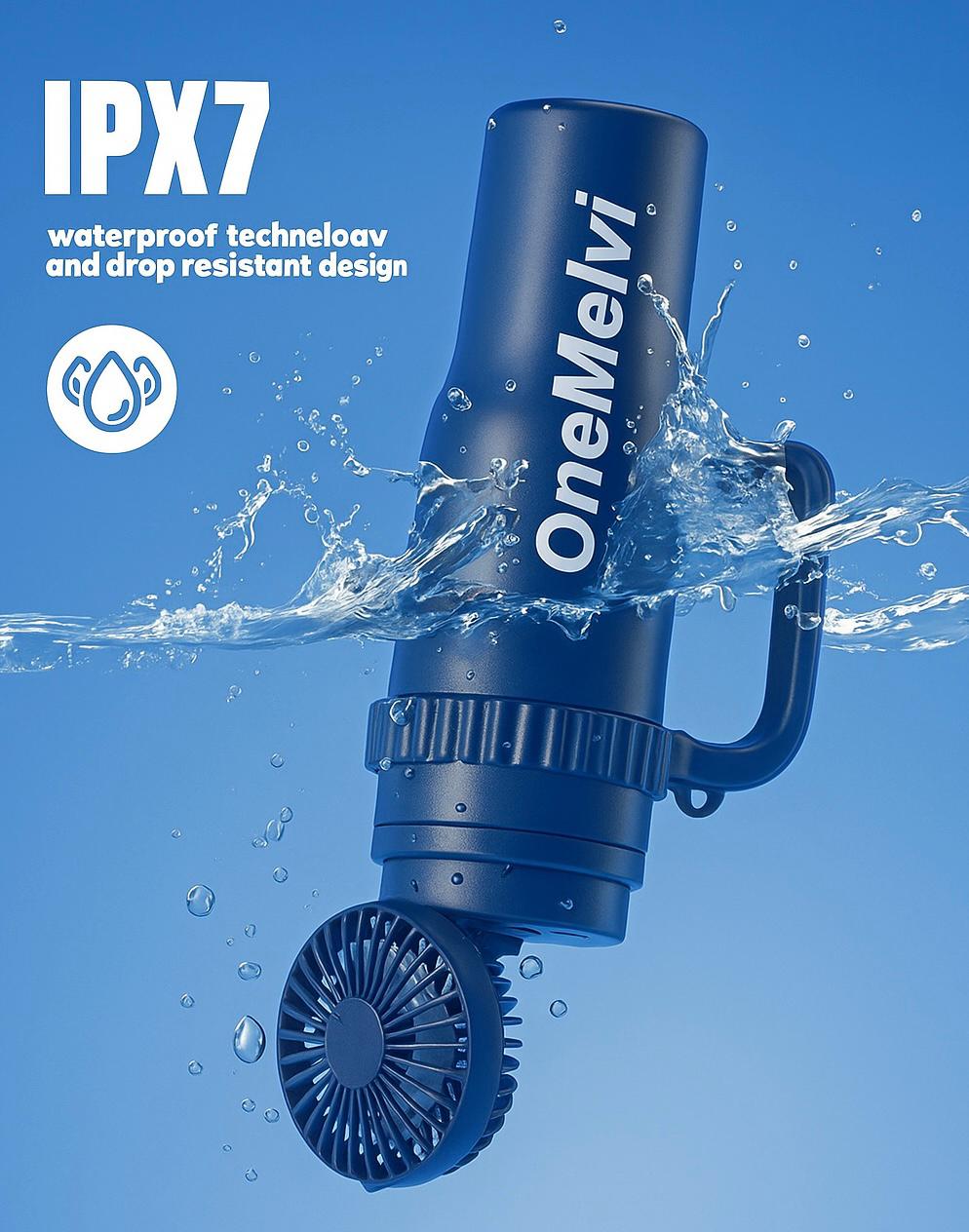 Gourde Ventilateur & Powerbank